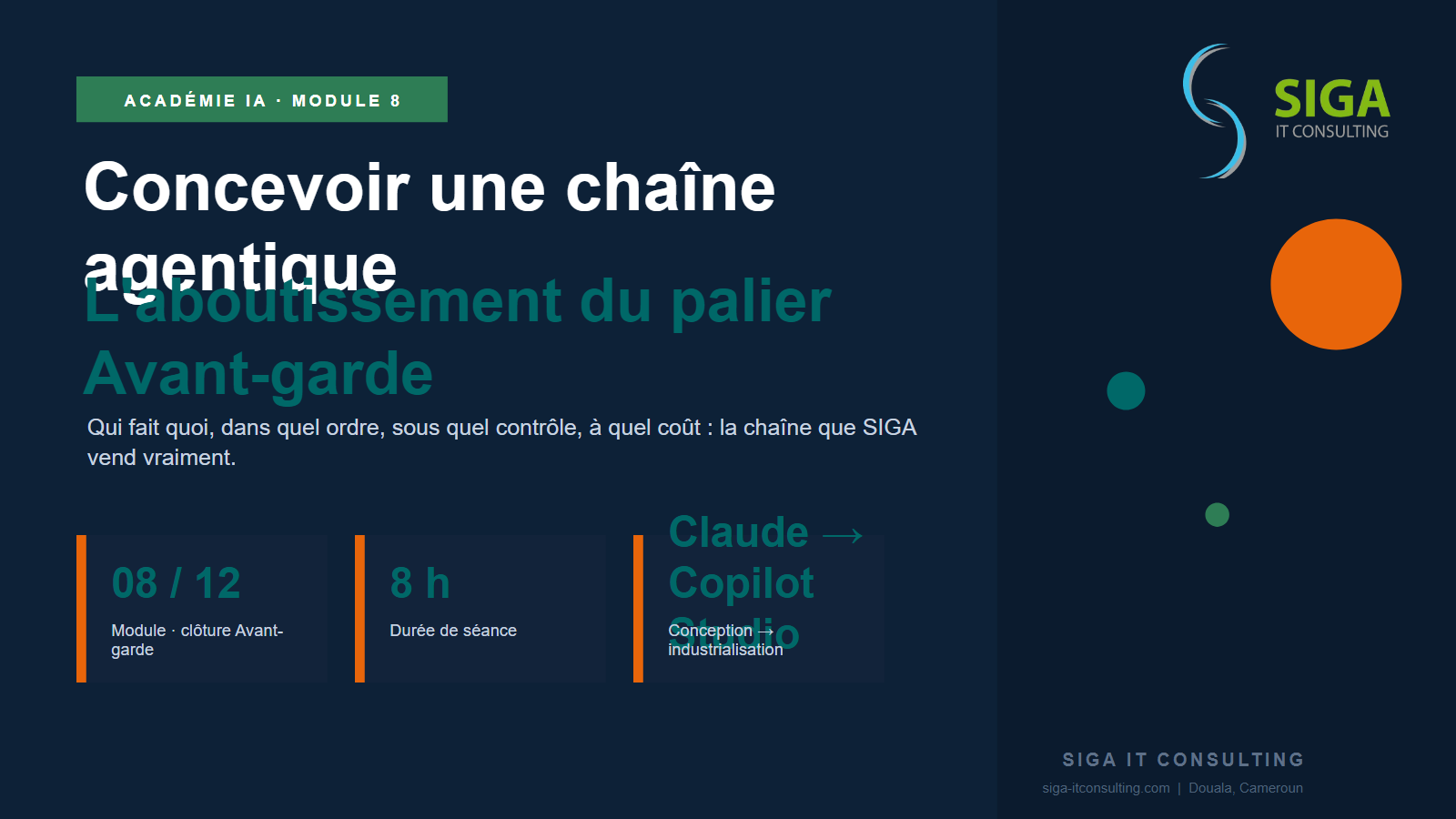 Module 8 — Concevoir une chaîne de traitement agentique